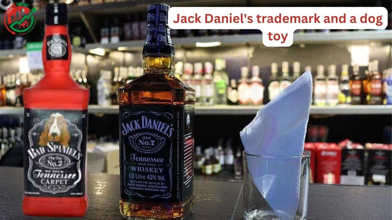 Jack Daniel's trademark and a dog toy