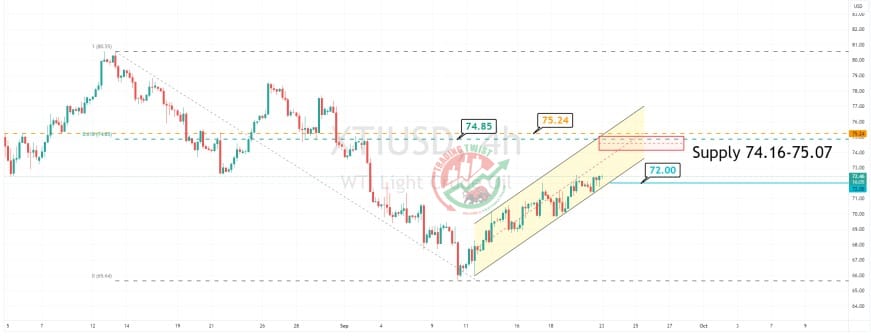 XTIUSD Chart Technical Outlook